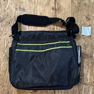 Black and Green baby changing  Bag.             D